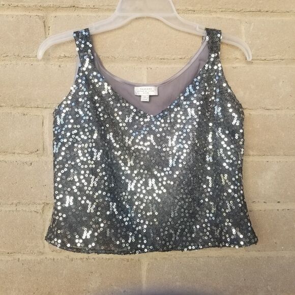 TAHARI, ARTHUR S. LEVINE, Crop top.SIZE 12 PETITE. - Picture 1 of 7